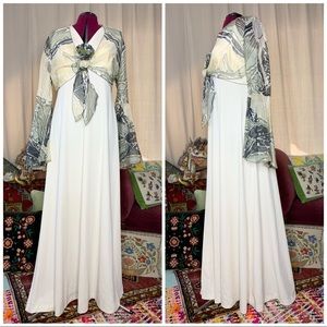 70s Polyester Dress Set